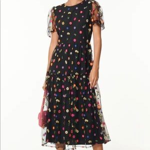 NWT! Embroidered Flower Dress by UK Brand "Never Fully Dressed"